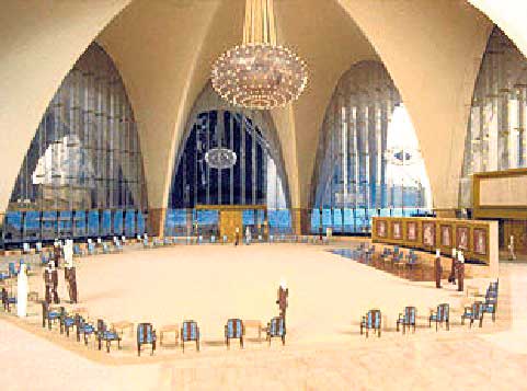 The ultra-modern KFIA pavilion. - Courtesy photos, Dammam Saudi Arabia